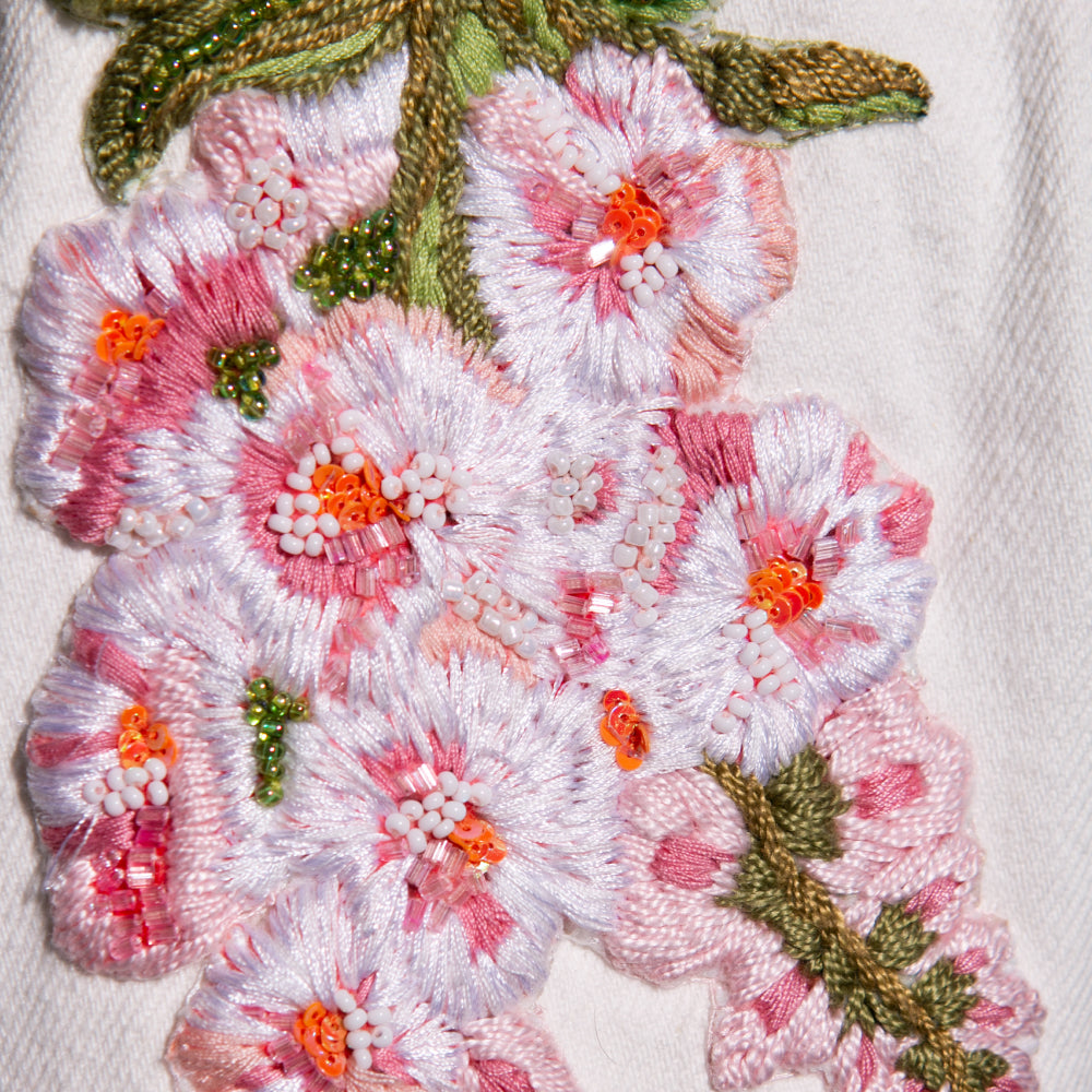 Chaqueta Jardín Pastel Hombros