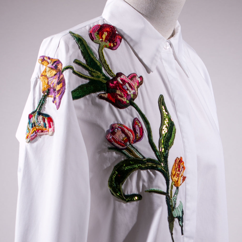 Camisa Blanca Tulipán