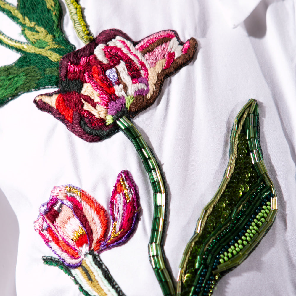 Camisa Blanca Tulipán