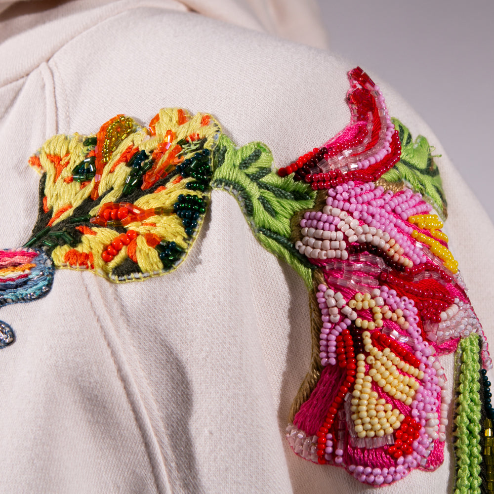 Sweatshirt Guacamaya Verde-Amarilla