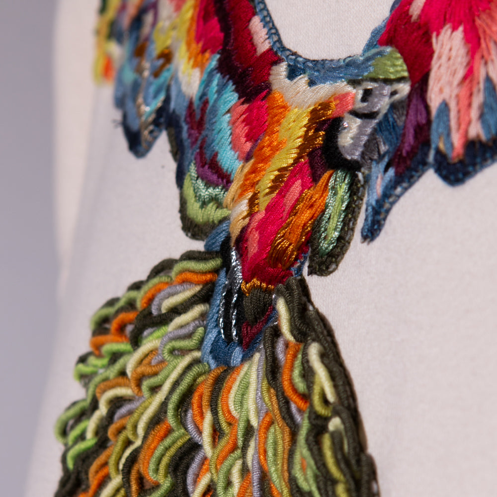 Sweatshirt Guacamaya Verde-Amarilla