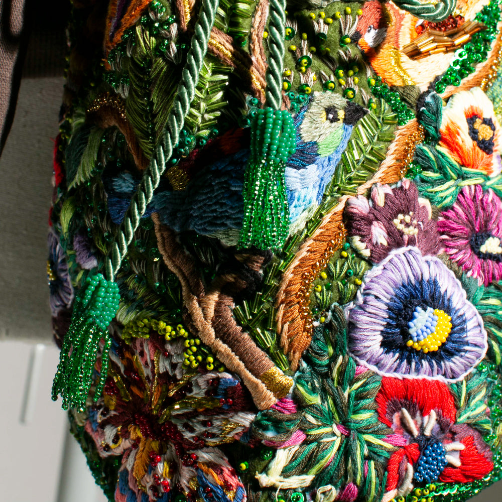Mochila Pájaros Verde