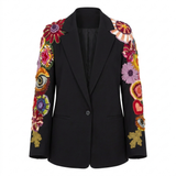 Black Blazer Flowers Garden 