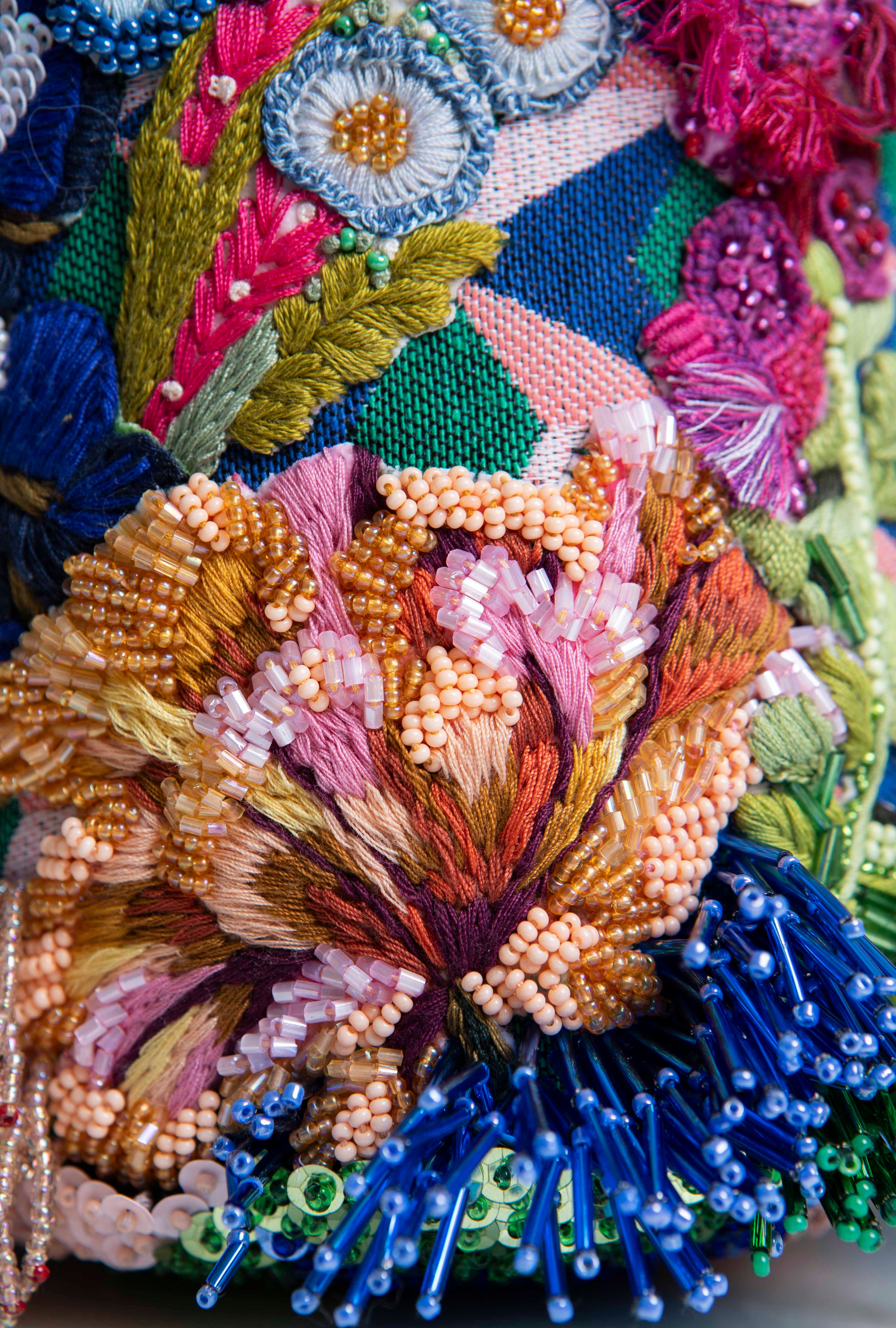 Mini Mochila Coquette Garden | Bordada a Mano