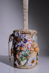 Bolso Jardín Pastel | Bucket Bag Bordado a Mano.